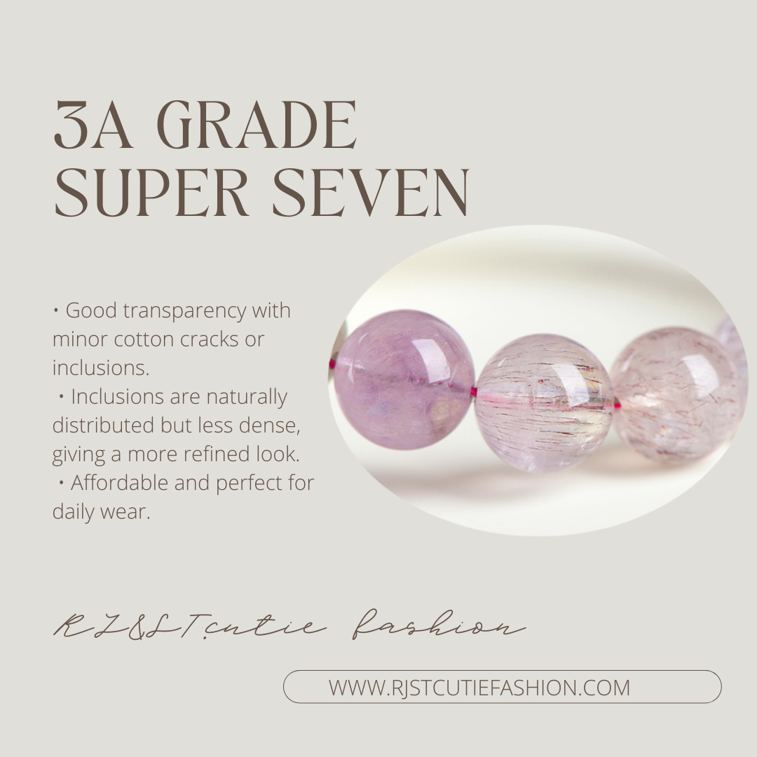 🔥【HOT】5A Natural Super Seven Crystal Bracelet – Ultimate Clarity, Energy Amplifier, Elevate Your Style Instantly! ✨